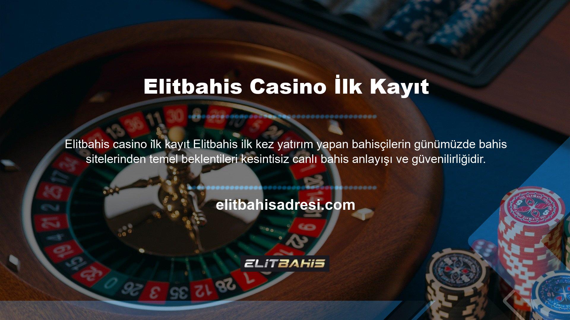 Pek çok casino sitesi, güvenilirlik nedenleriyle bu kanalda reklam verir, ancak bu siteler genellikle oyun deneyimine sahiptir ve Elitbahis Entrance gibi casino pazarına uzun yıllardır hizmet vermektedir